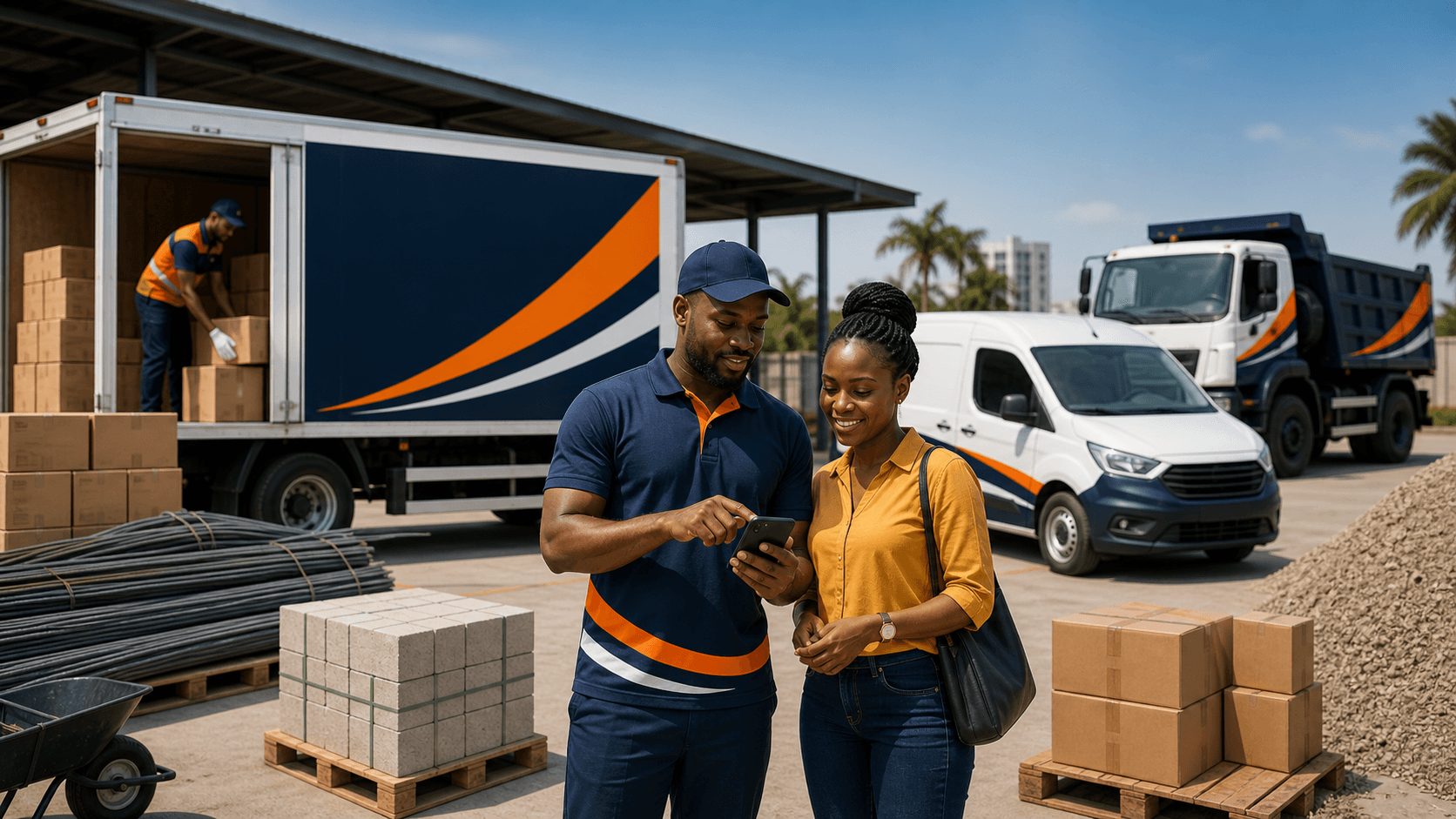 Cargo Delivery Ghana with CargoMov Ghana logistics vehicles